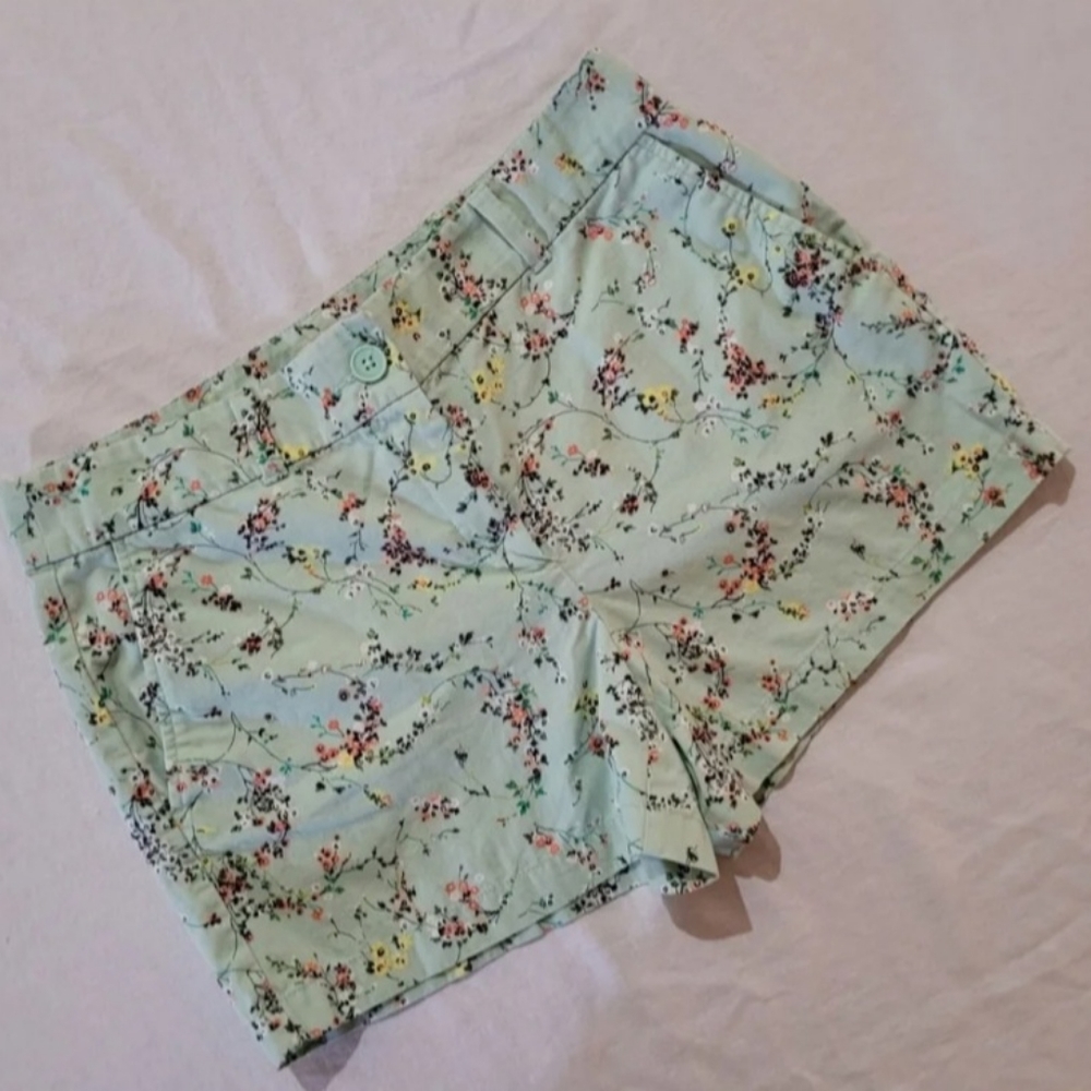 LN Loft Floral Chino Shorts, 8